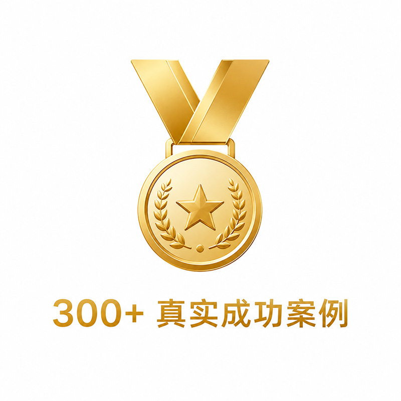 300+真实成功案例